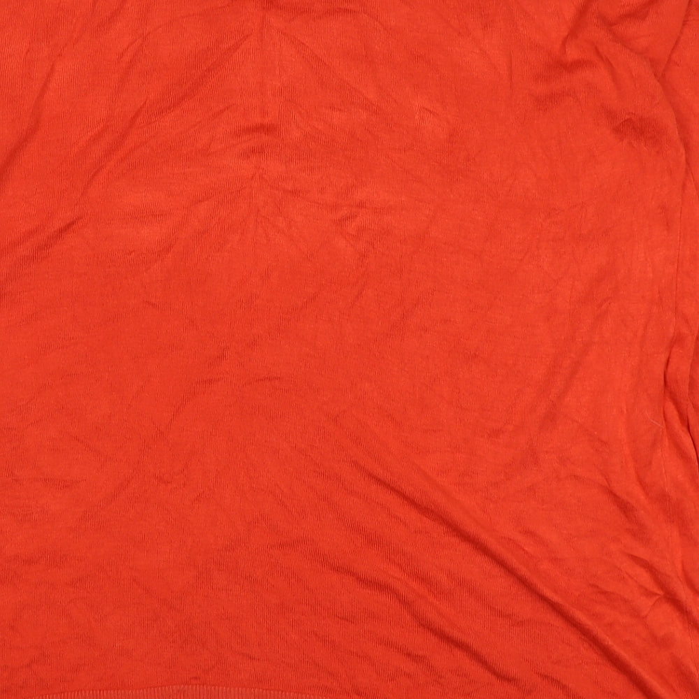 Atmosphere Womens Red Round Neck  Viscose Pullover Jumper Size 18