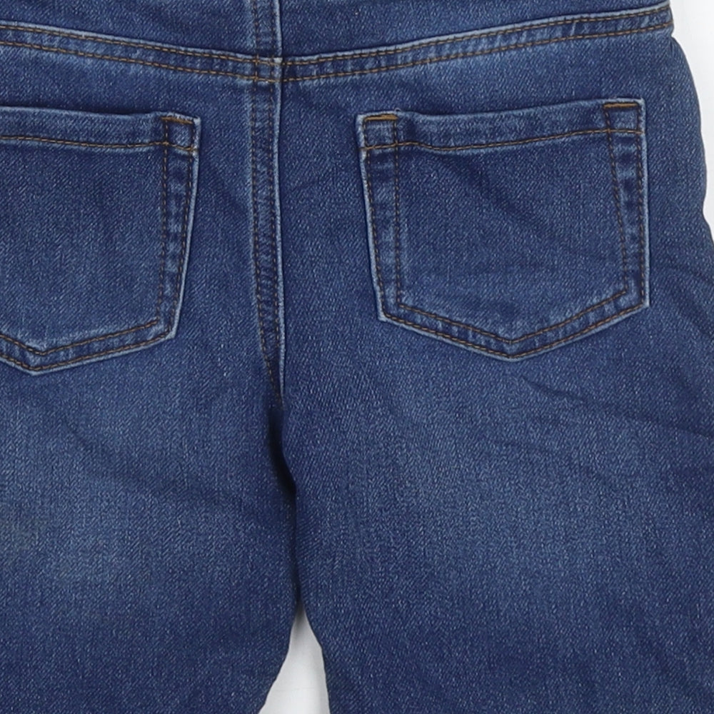 Denim Co Boys Blue  Cotton Bermuda Shorts Size 5-6 Years  Regular Drawstring