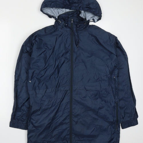 Preworn Womens Blue   Jacket Coat Size 12  Zip