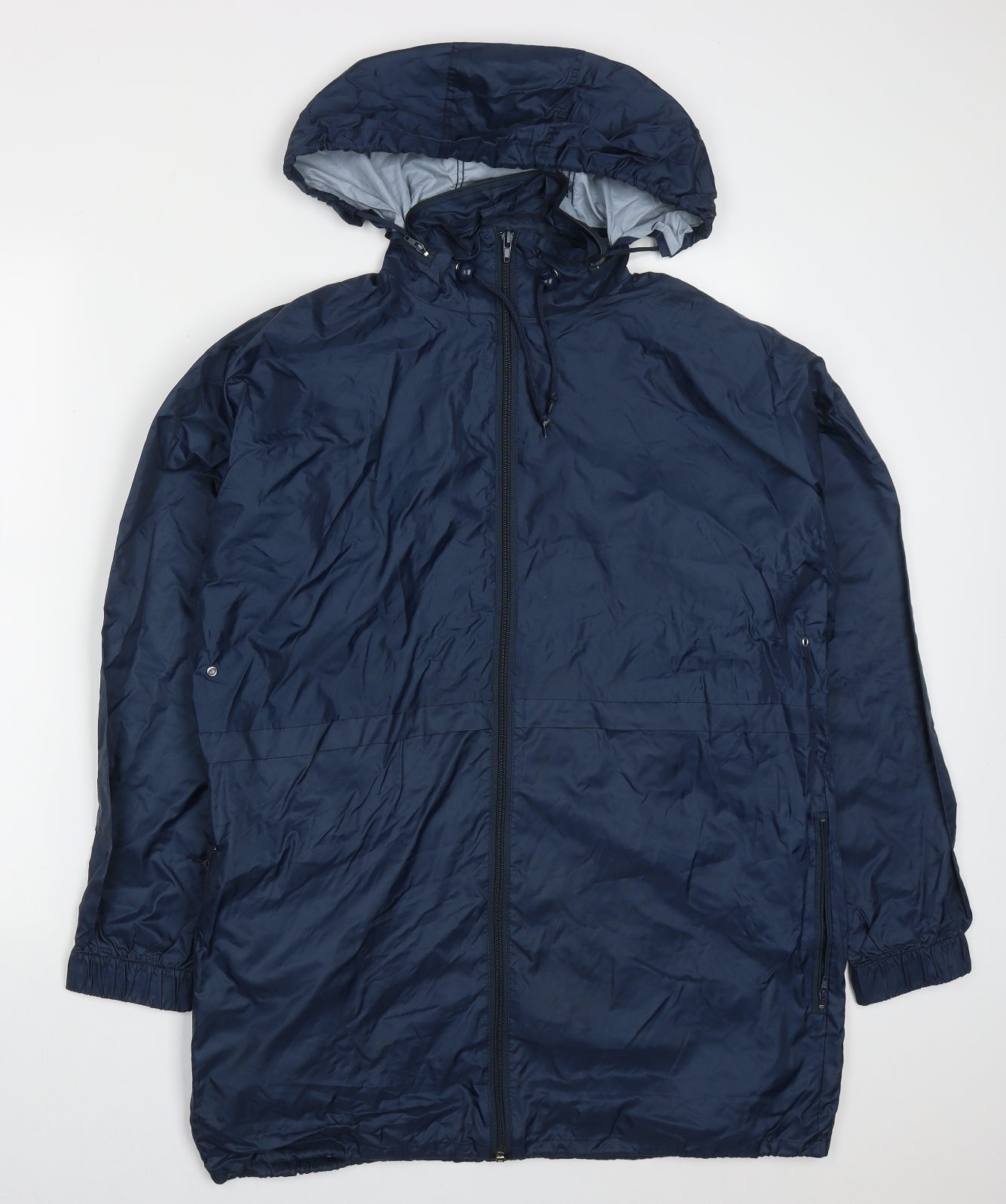 Preworn Womens Blue   Jacket Coat Size 12  Zip