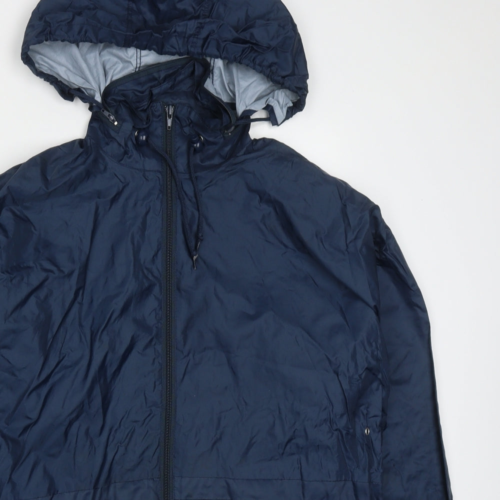 Preworn Womens Blue   Jacket Coat Size 12  Zip