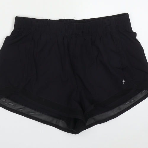 Primark Womens Black  Polyester Athletic Shorts Size 12  Regular