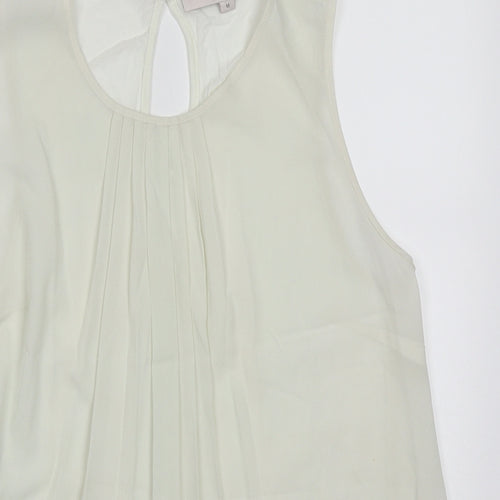 French Connection Womens White  Polyester Basic Tank Size M One Shoulder