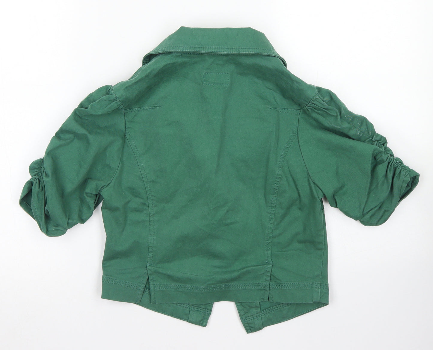 Moto Womens Green   Jacket Blazer Size 10  Button