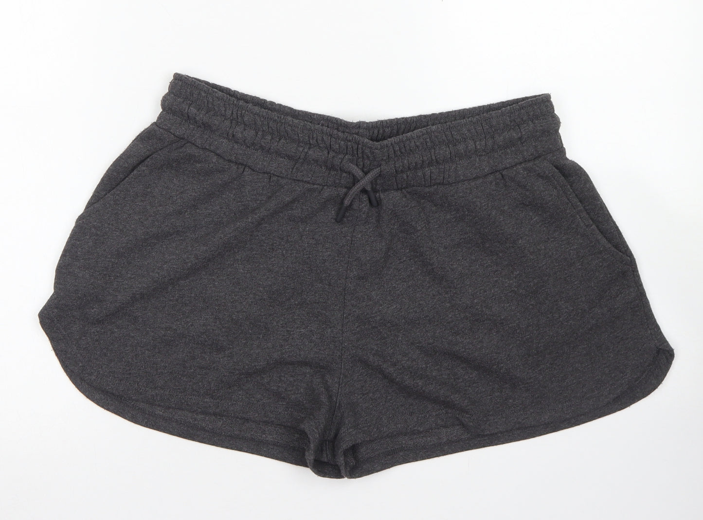 Primark Womens Grey  Polyester Sweat Shorts Size M  Regular