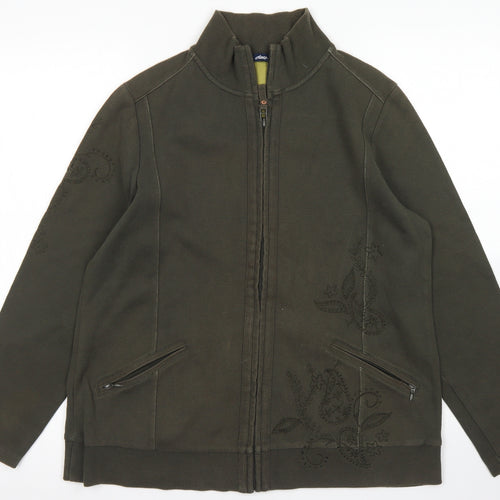 DASH Womens Green   Jacket  Size 14  Zip