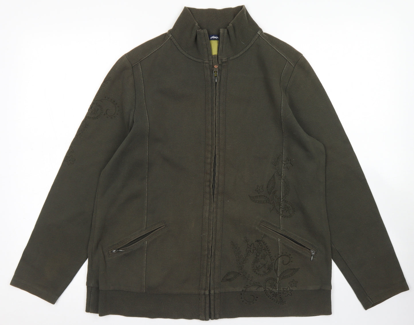 DASH Womens Green   Jacket  Size 14  Zip