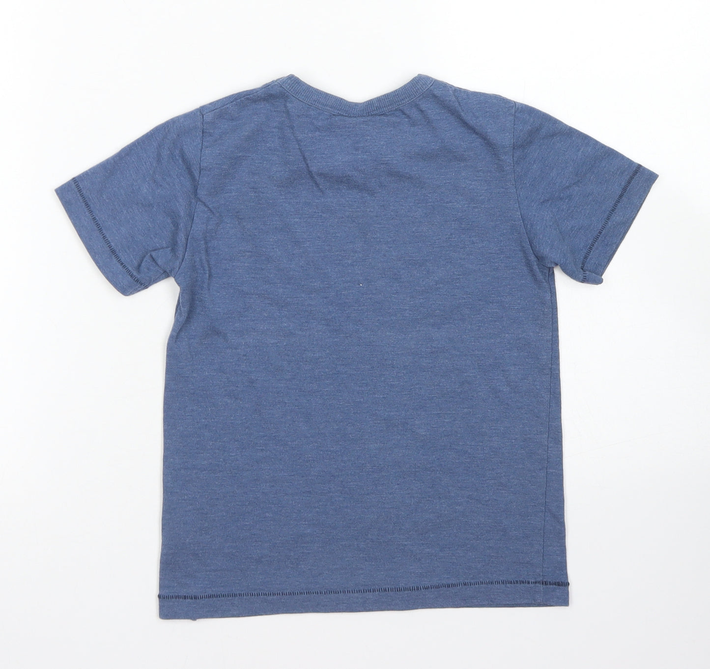 NEXT Boys Blue  Cotton Basic T-Shirt Size 5 Years Crew Neck