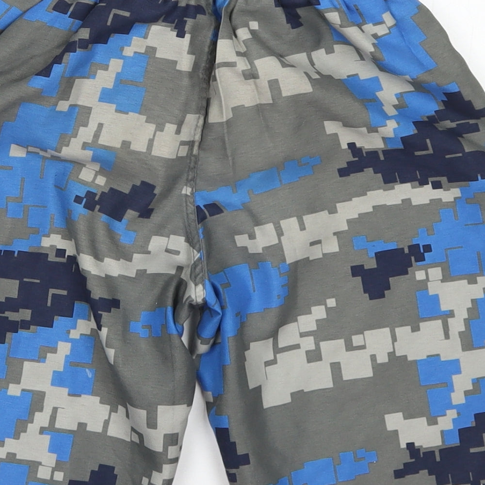 Demo Surf Team Boys Brown Geometric Polyester Utility Shorts Size 5-6 Years  Regular Drawstring - Board Shorts