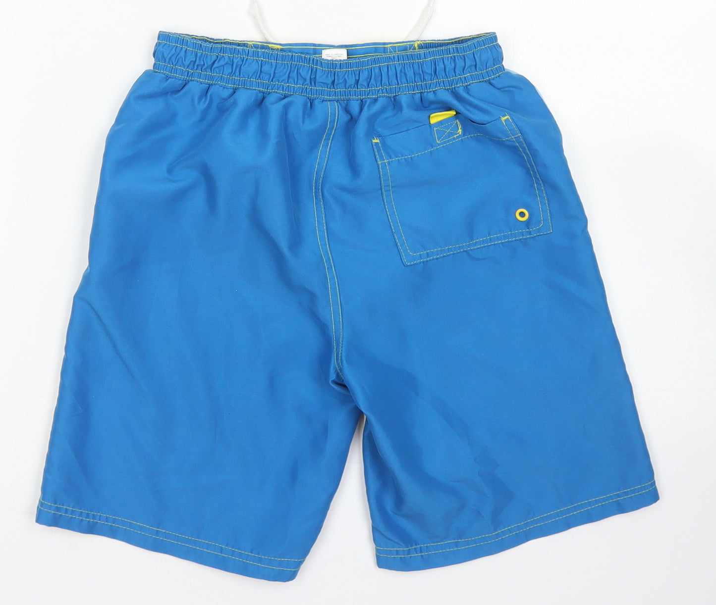 TU Boys Blue  Polyester Sweat Shorts Size 8 Years  Regular Drawstring - Despicable Me Minions, Board Shorts