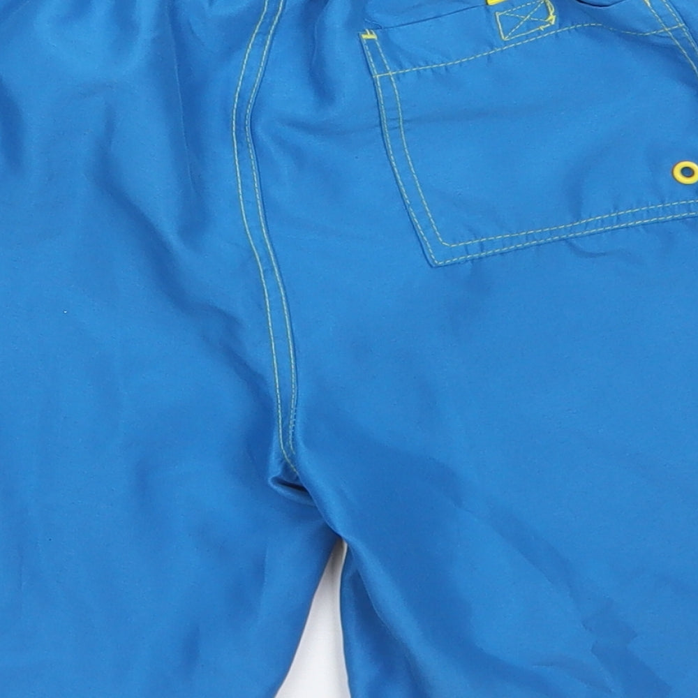 TU Boys Blue  Polyester Sweat Shorts Size 8 Years  Regular Drawstring - Despicable Me Minions, Board Shorts