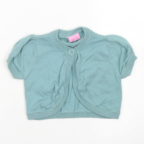 Cherokee  Blue  Cotton Cardigan Jumper Size 12-18 Months  Button