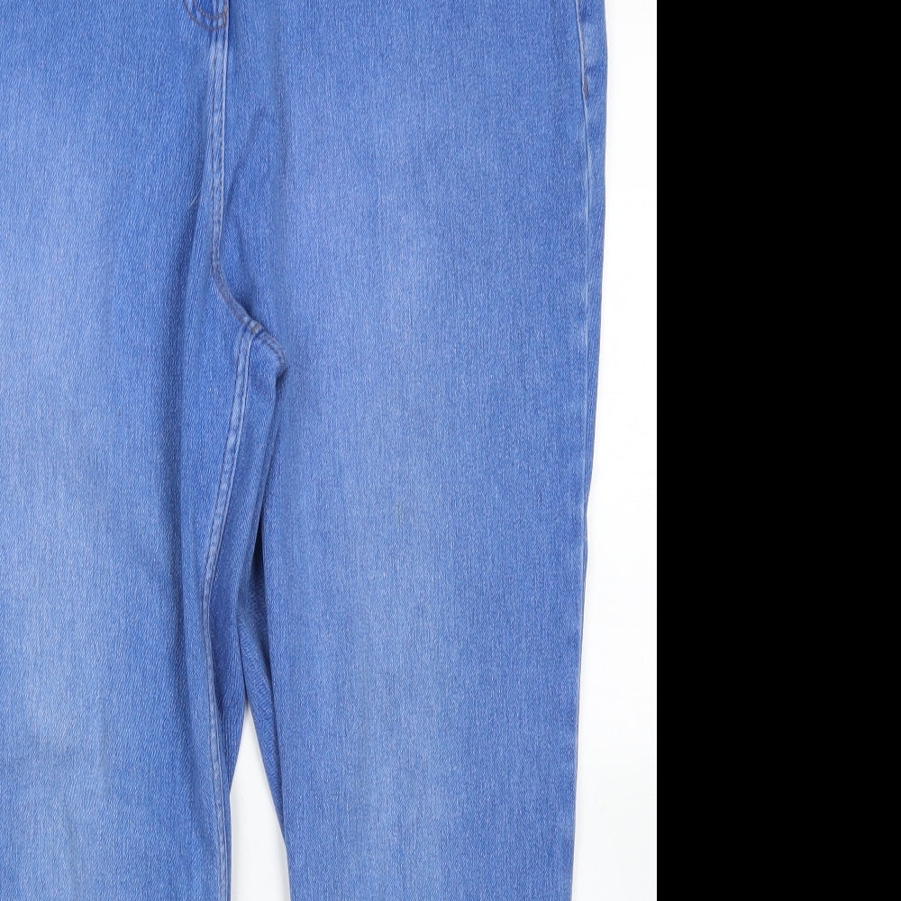 NEXT Womens Blue  Cotton Jegging Jeans Size 20 L25 in Regular