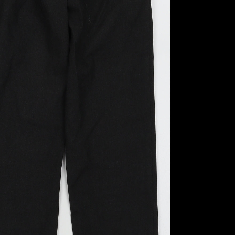 Marks and Spencer Boys Grey  Polyester Capri Trousers Size 11-12 Years  Regular Hook & Eye - School