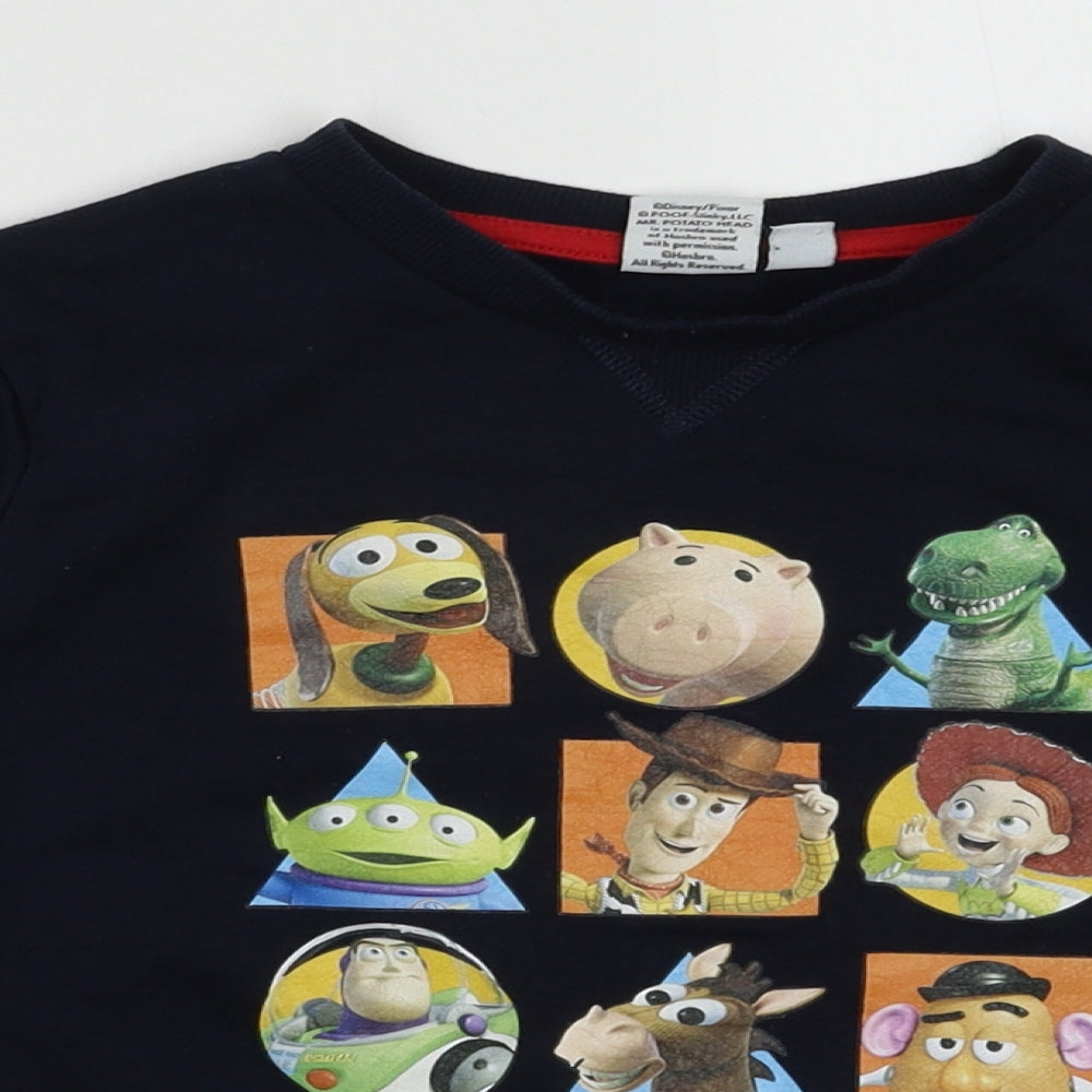 Primark Boys Blue  Cotton Pullover Sweatshirt Size 6-7 Years  Pullover - TOY STORY