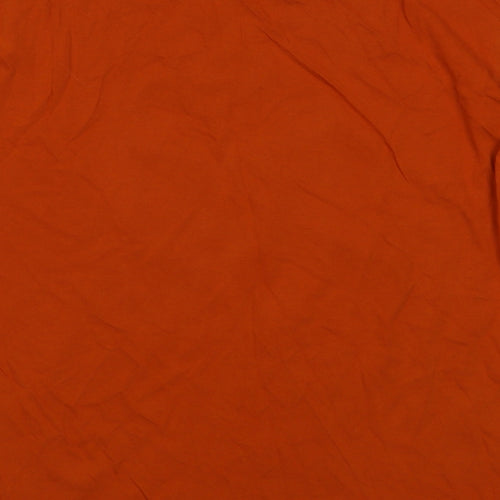 Primark Mens Orange  Cotton  T-Shirt Size XL Crew Neck  - superior clothing brand