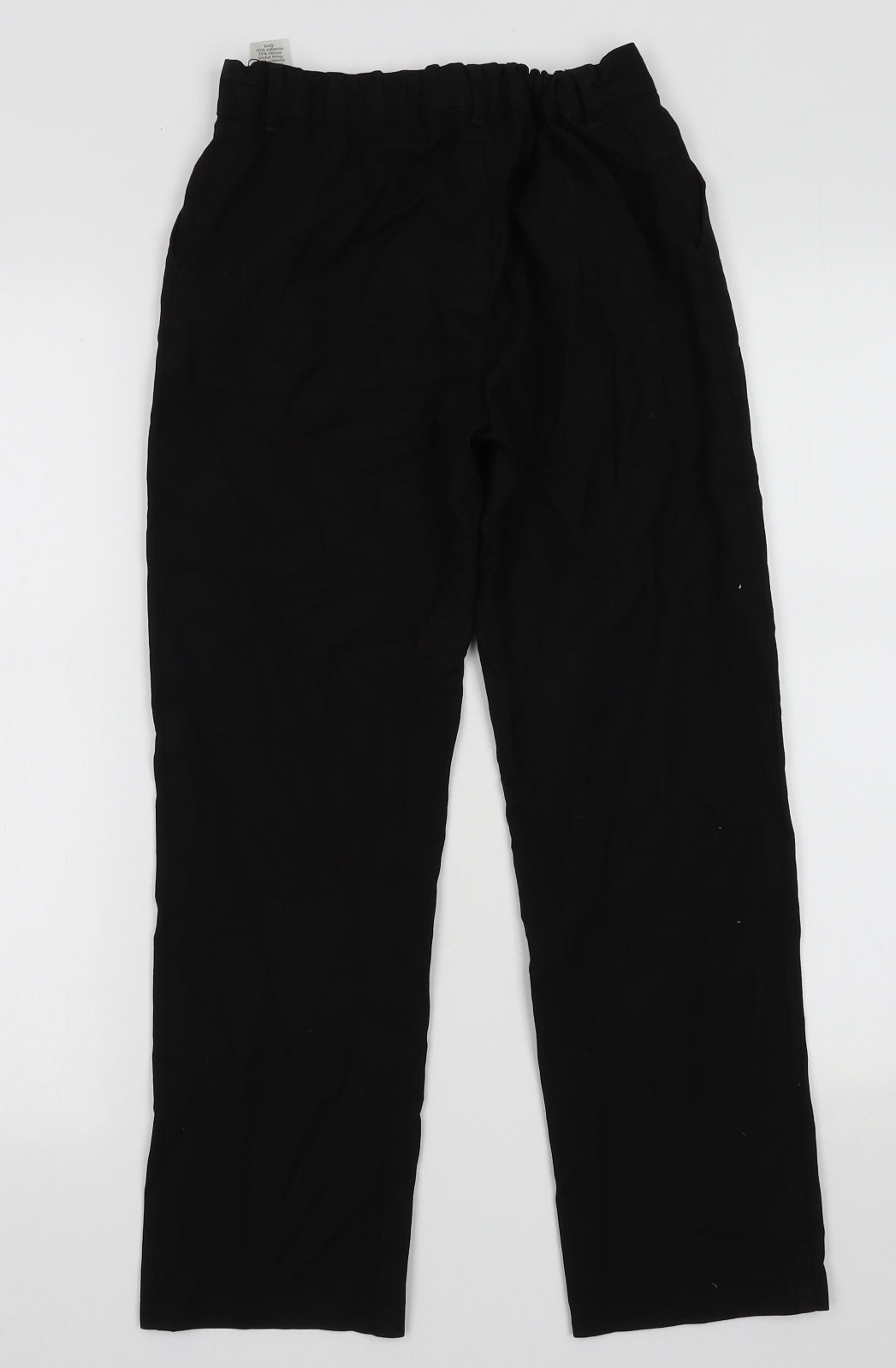 F&F Boys Black  Polyester Capri Trousers Size 11-12 Years  Regular Hook & Eye - School