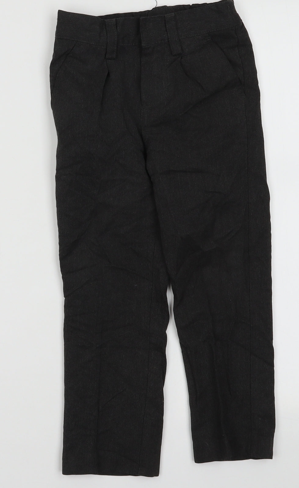 NEXT Boys Grey  Polyester Capri Trousers Size 5 Years  Regular Hook & Eye - School