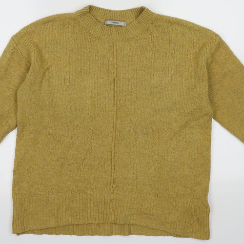 George Womens Yellow  Polyester Pullover Sweatshirt Size M  Pullover