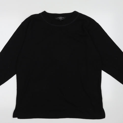 Paramour Womens Black  Polyester Pullover Sweatshirt Size M  Pullover