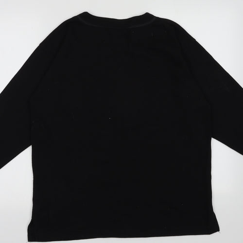 Paramour Womens Black  Polyester Pullover Sweatshirt Size M  Pullover