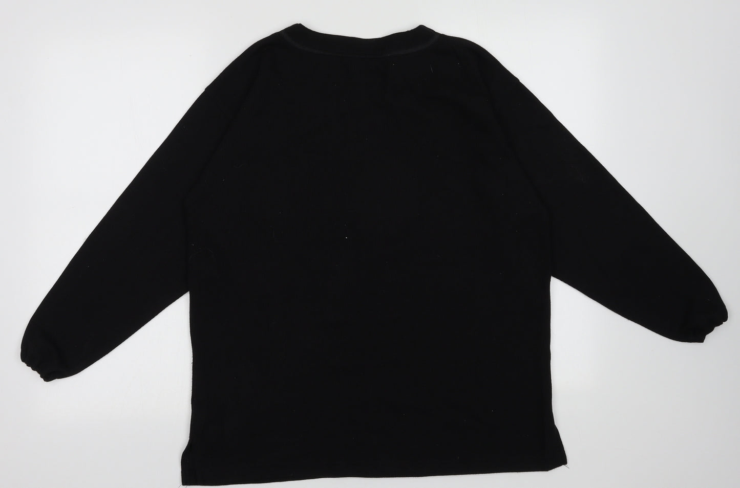 Paramour Womens Black  Polyester Pullover Sweatshirt Size M  Pullover