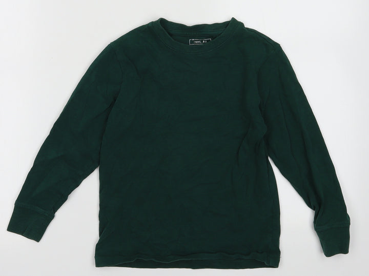 NEXT Boys Green  Cotton Pullover Sweatshirt Size 6 Years  Pullover