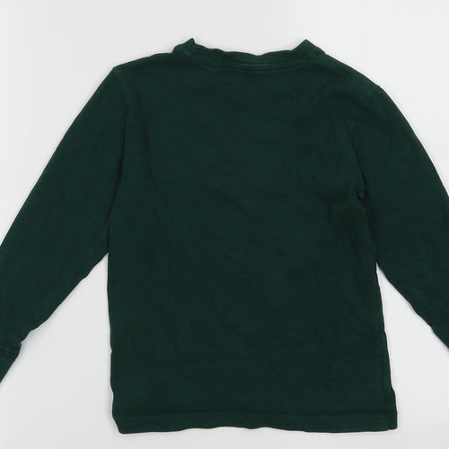 NEXT Boys Green  Cotton Pullover Sweatshirt Size 6 Years  Pullover