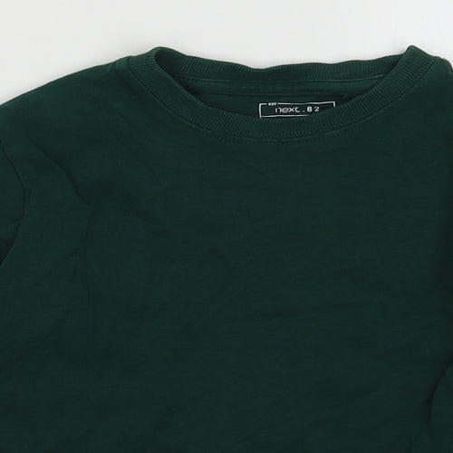 NEXT Boys Green  Cotton Pullover Sweatshirt Size 6 Years  Pullover
