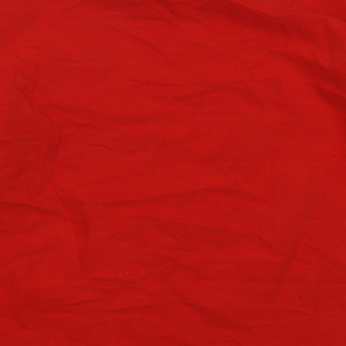 NEXT Boys Red  Cotton Pullover Sweatshirt Size 6 Years  Pullover