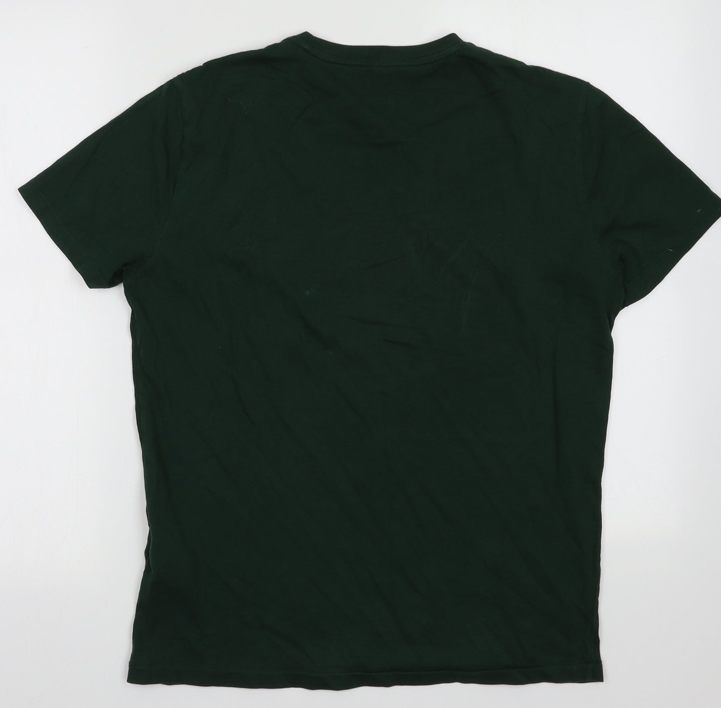 Ralph Lauren Mens Green  Cotton  T-Shirt Size M Crew Neck