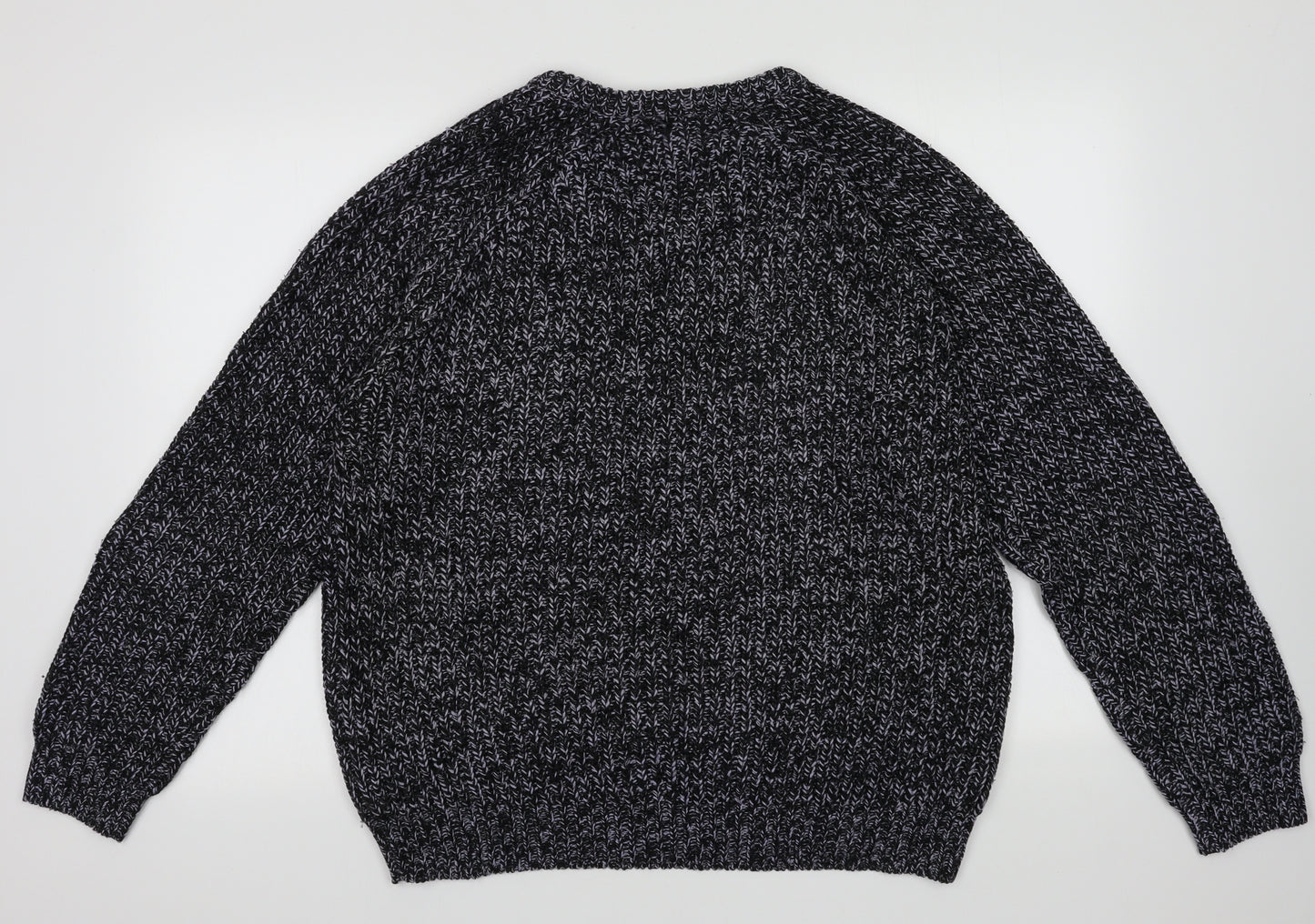 EWM Mens Blue  Acrylic Pullover Sweatshirt Size M