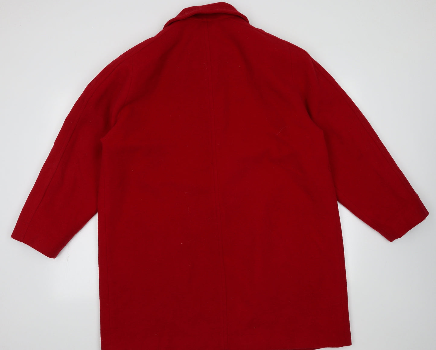 Classic Womens Red   Overcoat Coat Size 20  Button