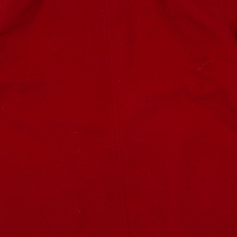 Classic Womens Red   Overcoat Coat Size 20  Button