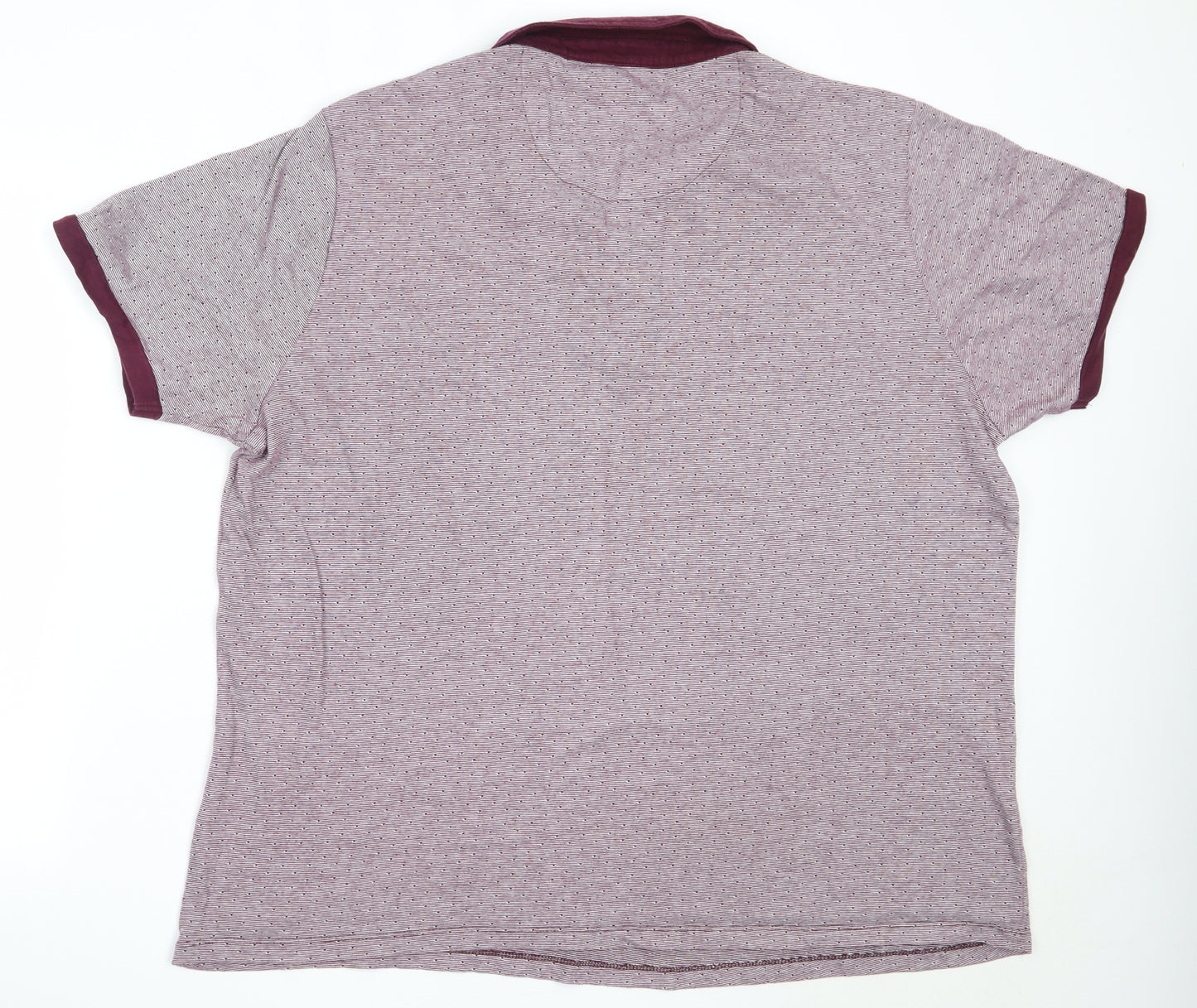 Capsule Mens Red  Cotton  Polo Size 2XL Collared