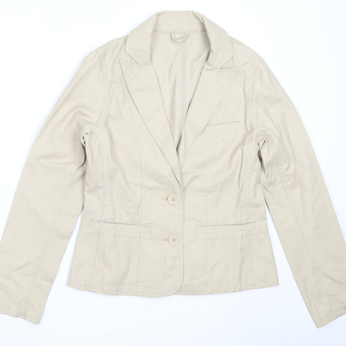 Editions Womens Beige   Jacket  Size 12