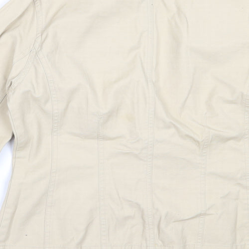Editions Womens Beige   Jacket  Size 12