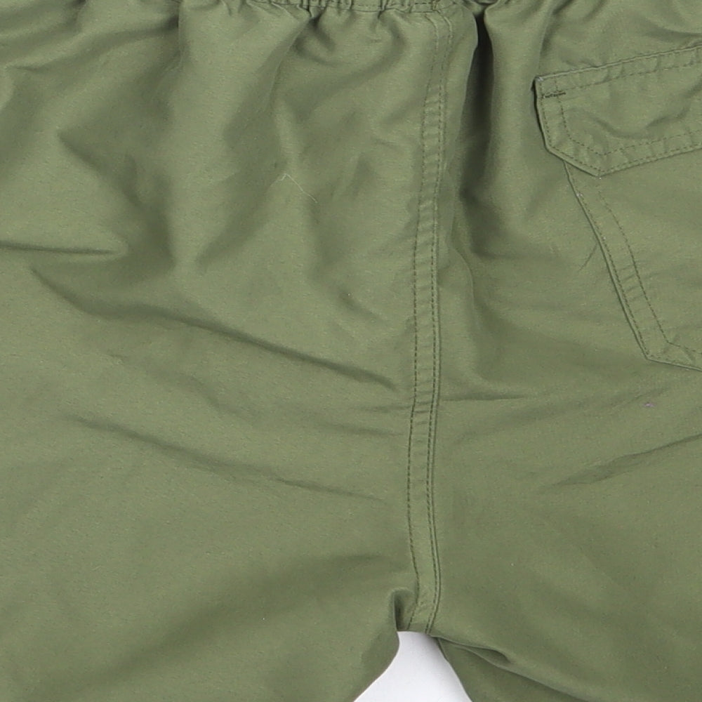 Firetrap Mens Green  Polyester Bermuda Shorts Size L  Regular  - swim shorts