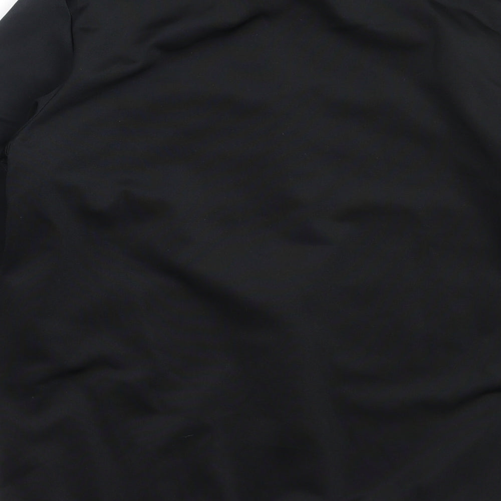 adidas Boys Black   Jacket  Size 11-12 Years