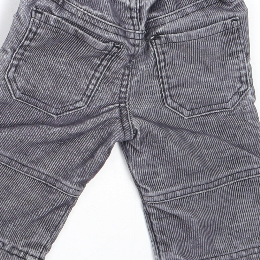 Mothercare Boys Grey  Cotton Capri Trousers Size 3-6 Months