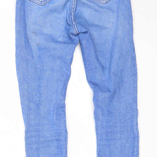 New Look Womens Blue  Cotton Skinny Jeans Size 6 L23 in Regular