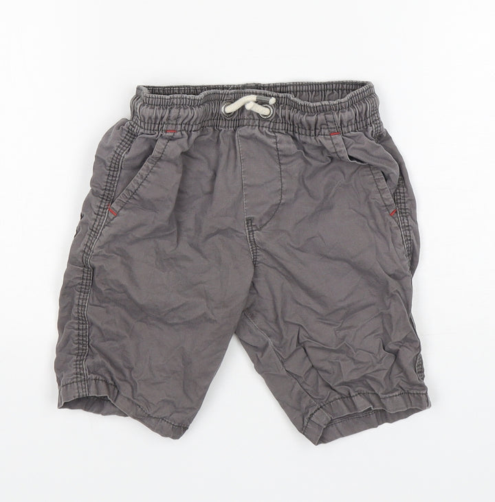 NEXT Boys Grey  Cotton Chino Shorts Size 5 Years  Regular
