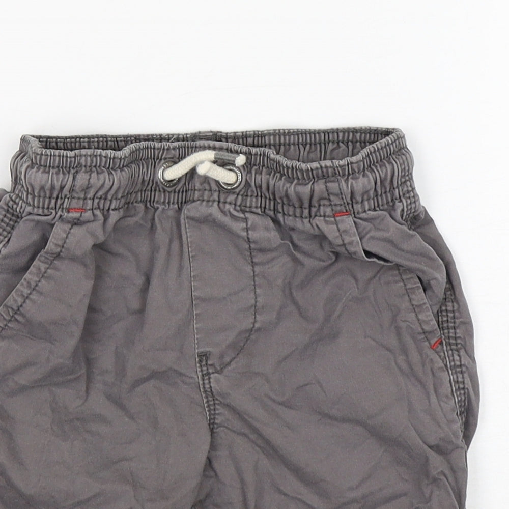 NEXT Boys Grey  Cotton Chino Shorts Size 5 Years  Regular