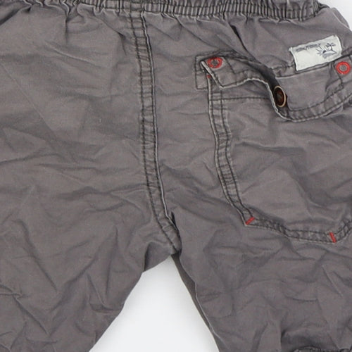 NEXT Boys Grey  Cotton Chino Shorts Size 5 Years  Regular