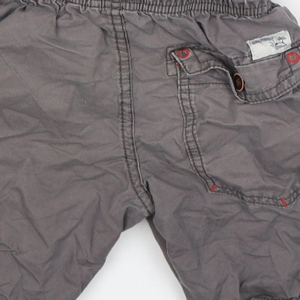 NEXT Boys Grey  Cotton Chino Shorts Size 5 Years  Regular
