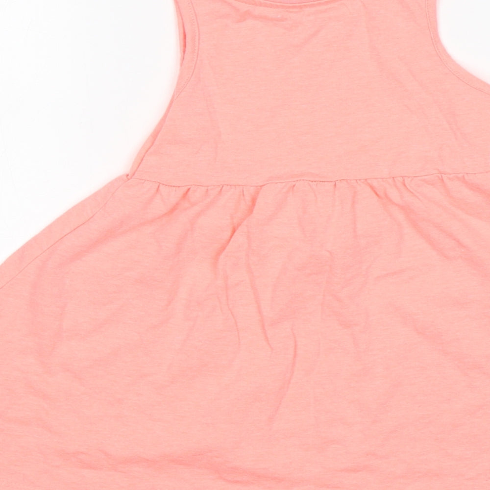Nutmeg Girls Pink  Polyester A-Line  Size 18-24 Months  Round Neck
