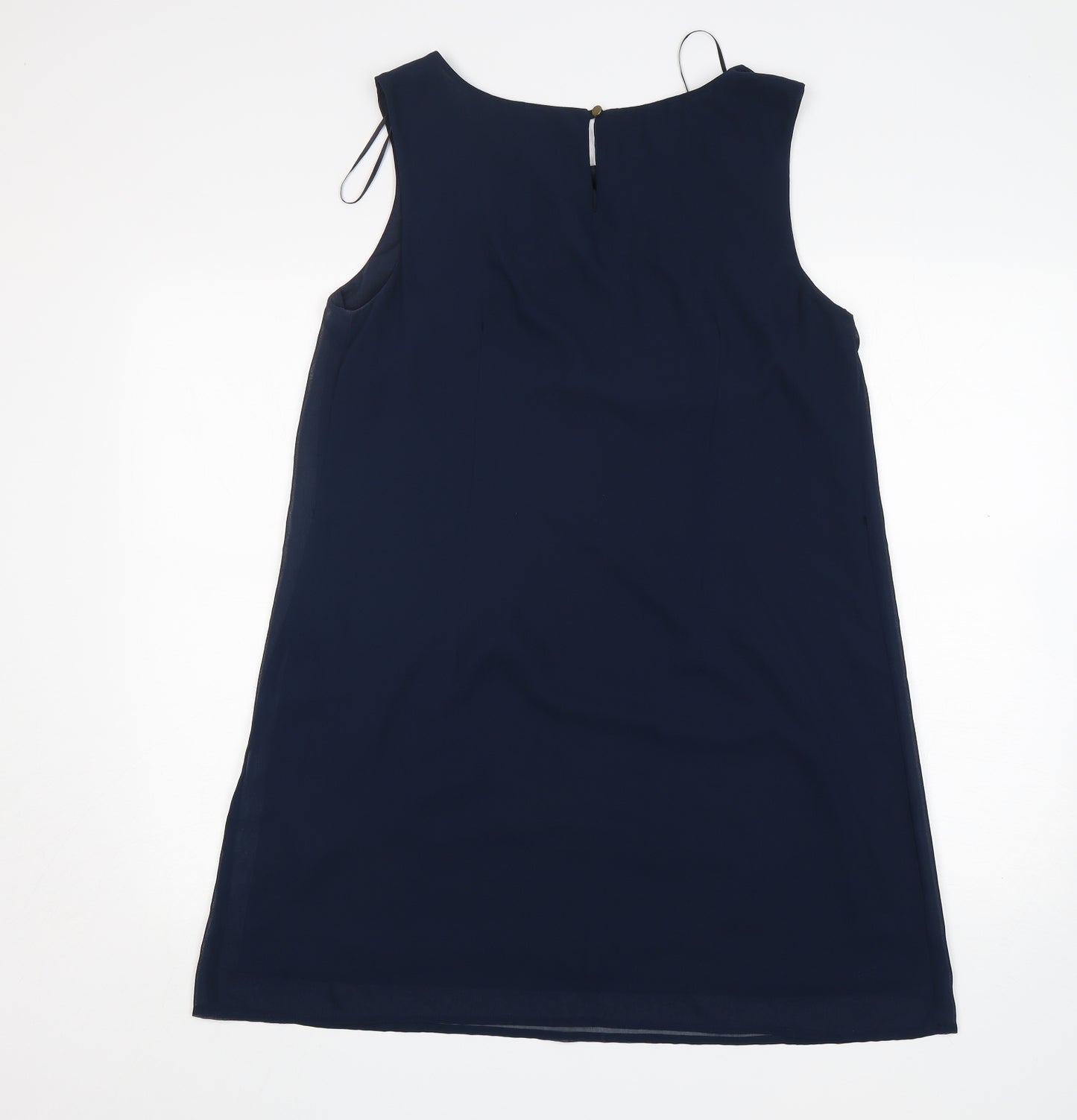 Atmosphere Womens Blue  Polyester A-Line  Size 14  Round Neck