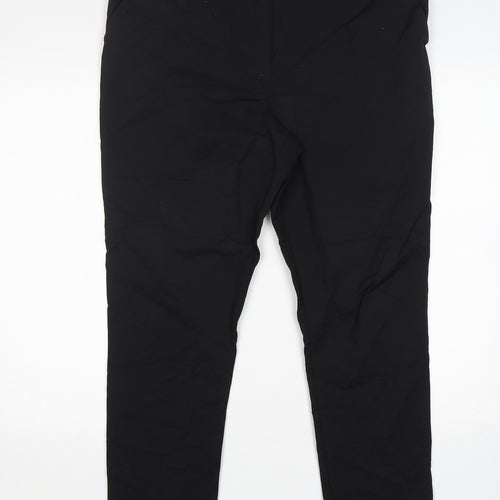 F&F Womens Black  Polyester Trousers  Size 18 L28 in Regular