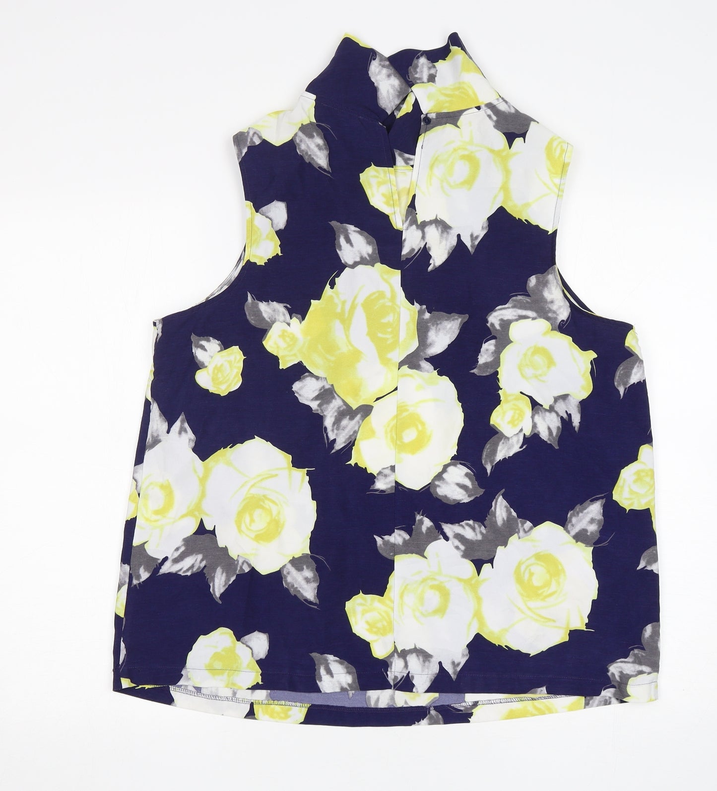 Papaya Womens Multicoloured Floral Polyester Basic Blouse Size 18 V-Neck