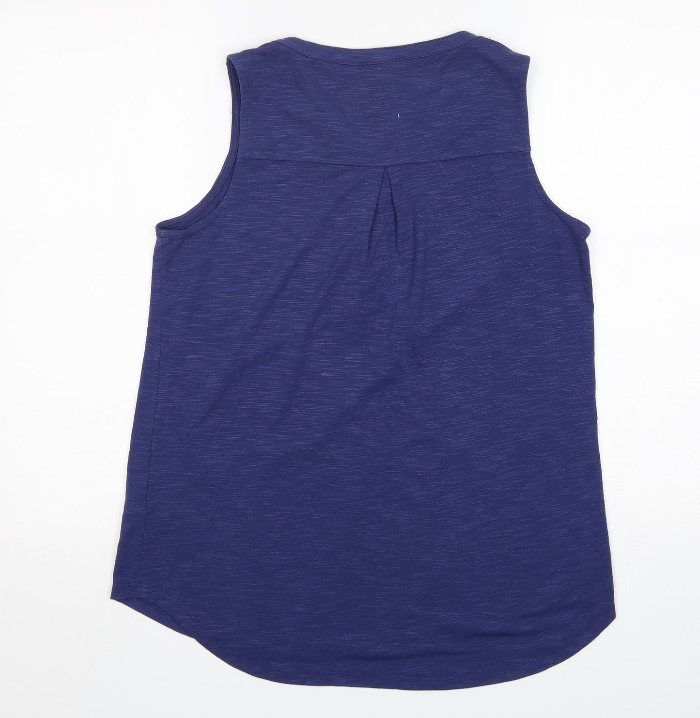 Target Womens Blue  Viscose Basic Tank Size 10 V-Neck